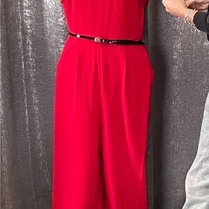Calvin Klein Red Jumpsuit